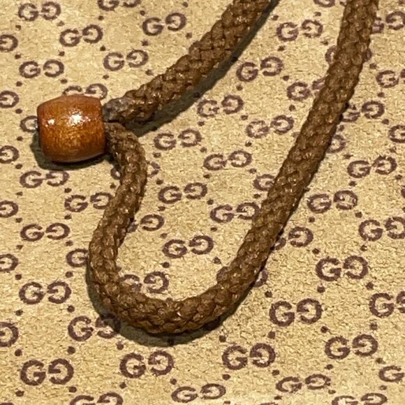 Gucci GG Drawstring Suede Bottle Cosmetic Bag Satchel Purse - Picture 3 of 7